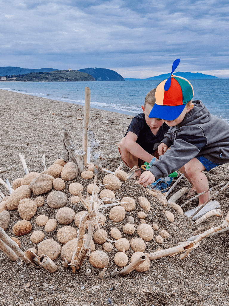 plaża camping toskania