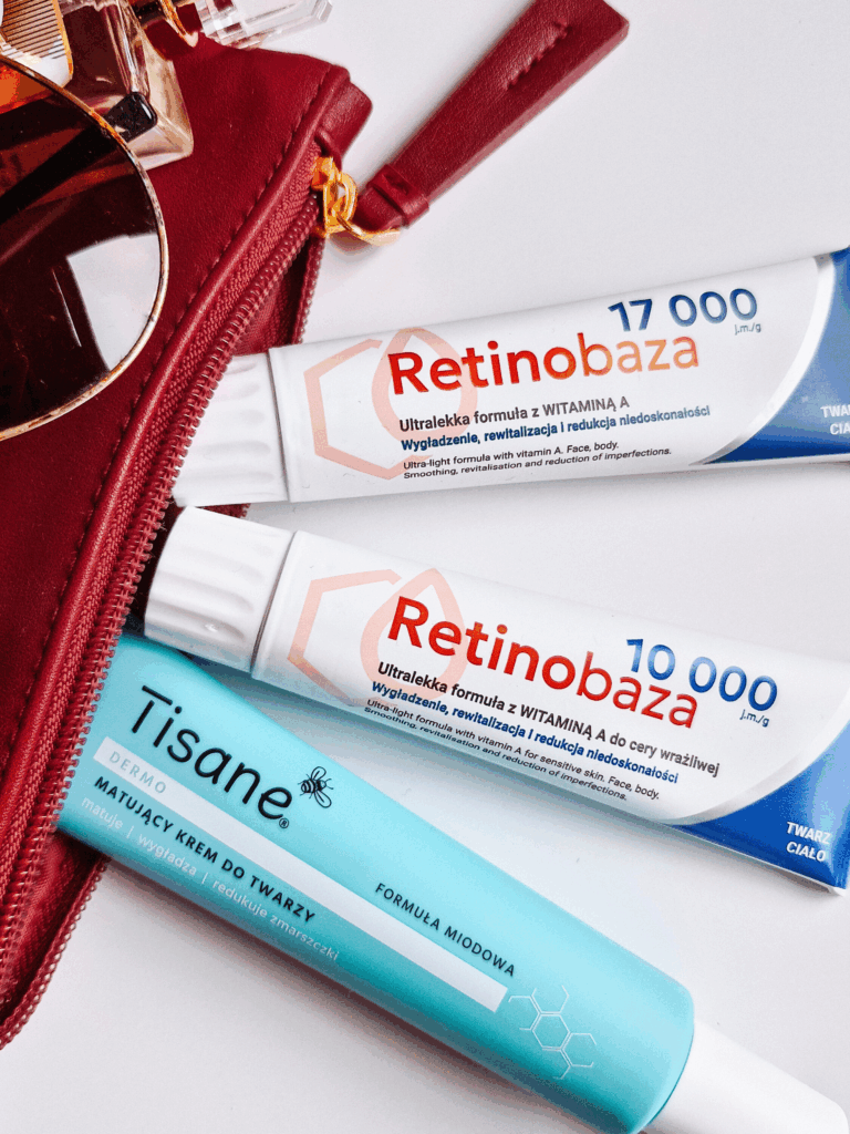 retinol kosmetyczka podróżna wakacje rodzinne