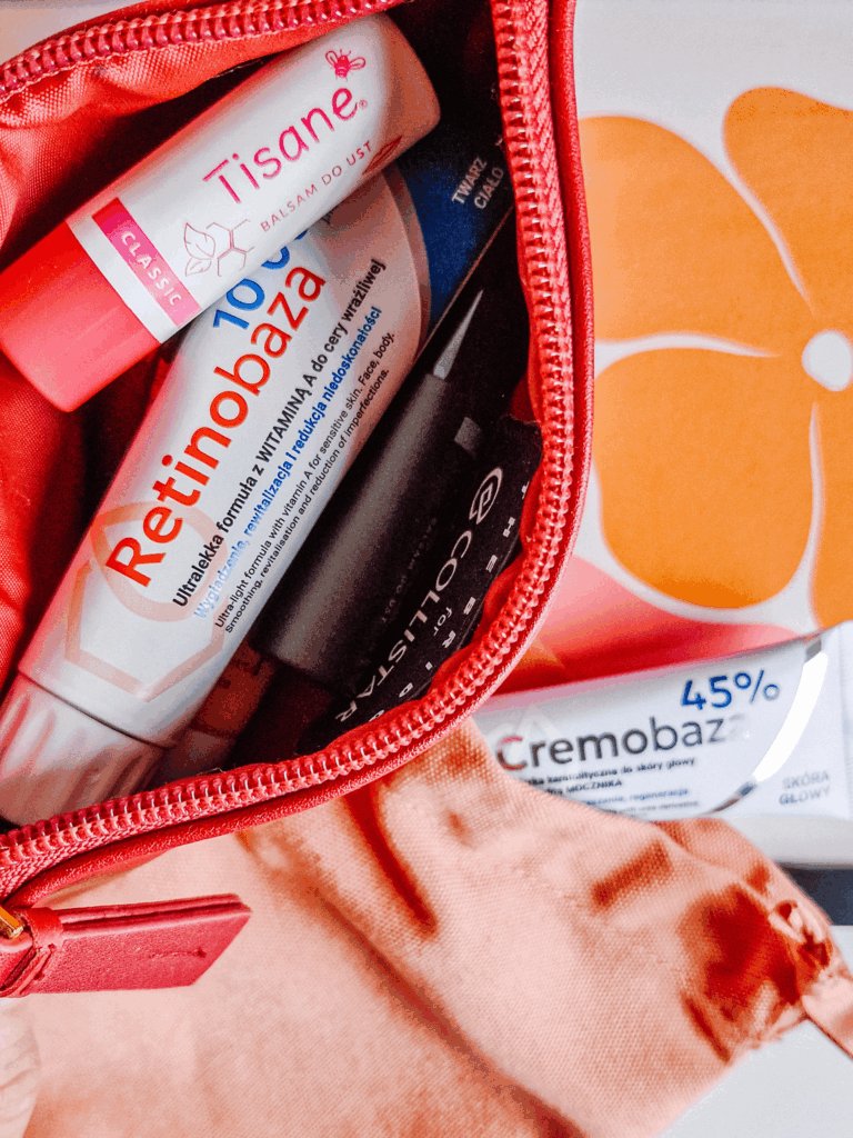 podróżna kosmetyczka apteczka sos