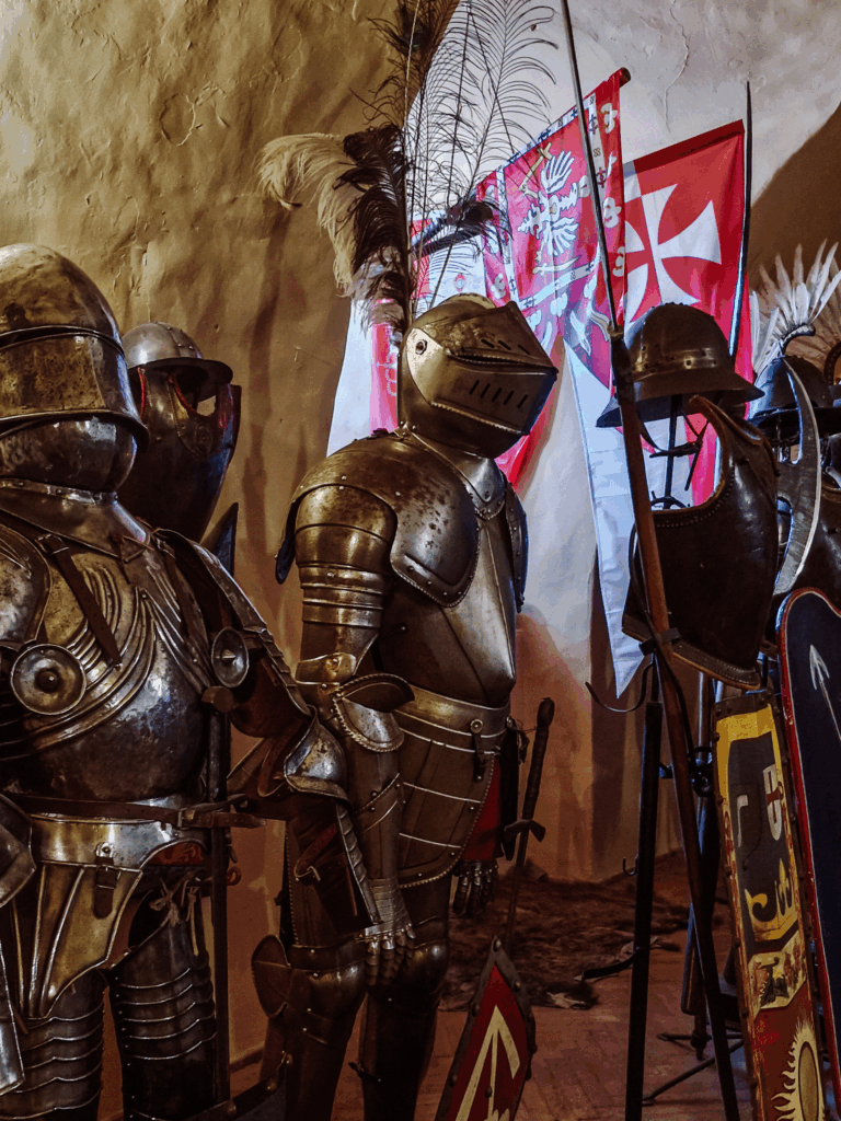 rycerz królowa zamek